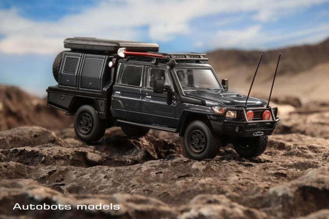 Autobots Models - Toyota Land Cruiser LC79 Double Cabin - Black Autobots Models - Toyota Land Cruiser LC79 Double Cabin - Black