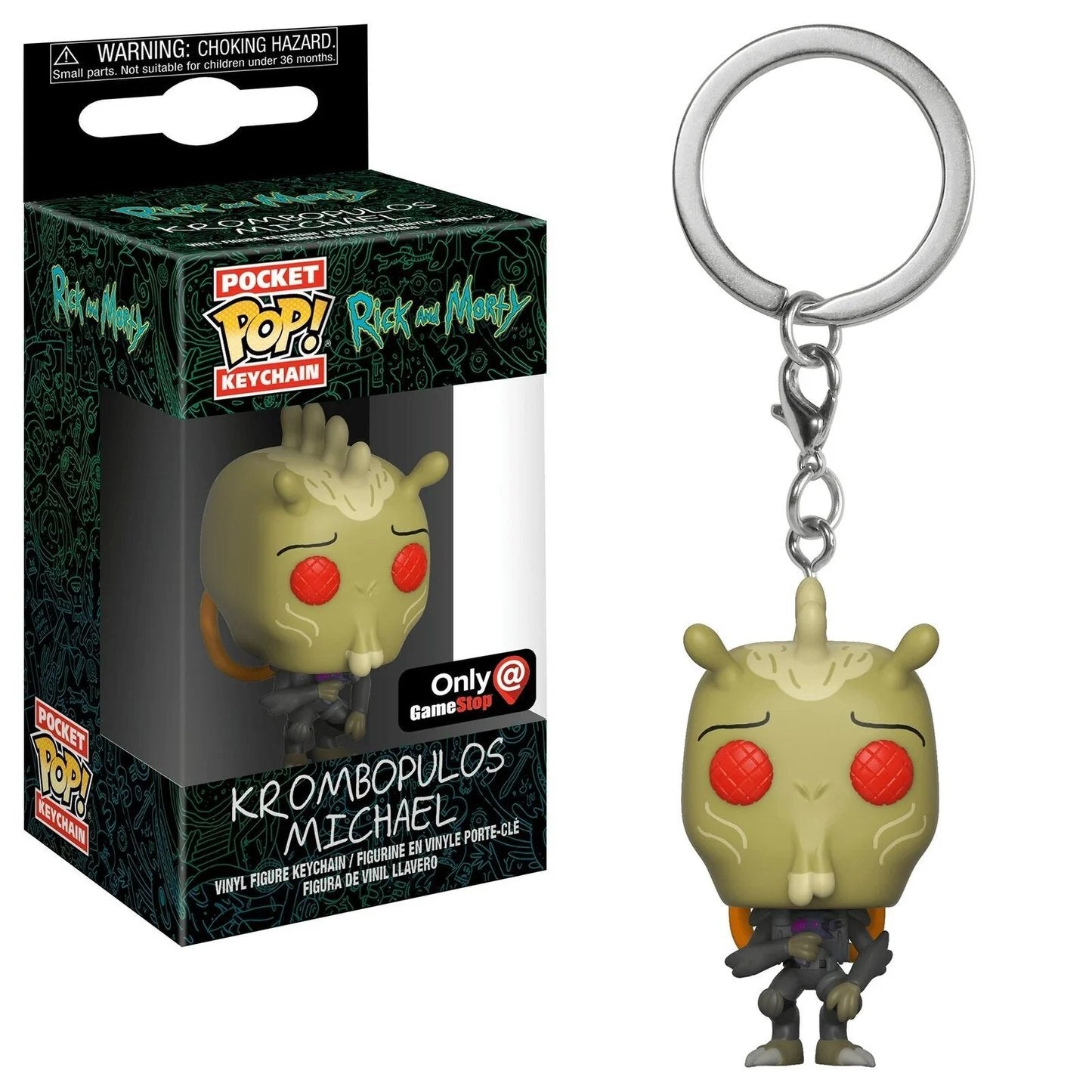 Funko - Krombopulos Michael (Rick \u0026 Morty) - Pocket Pop! Keychain *Gam –  Top Collectibles