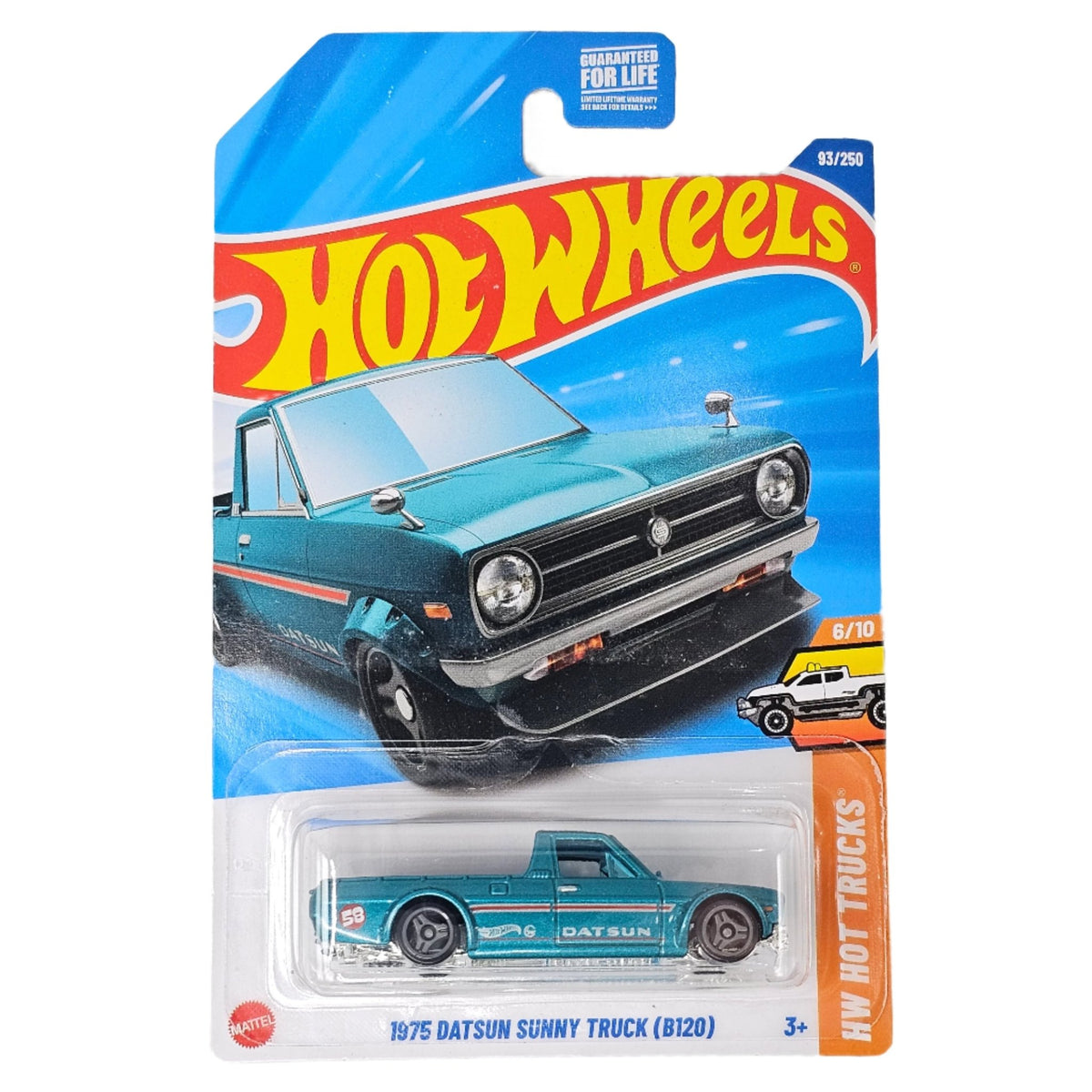 Hot Wheels - 1975 Datsun Sunny Truck (B120) - 2025 – Top Collectibles