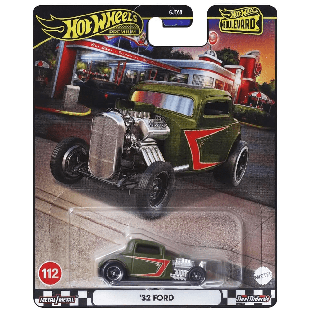 Hot Wheels '32 Ford – 1:64 Scale Die-Cast, Short Card, Mattel
