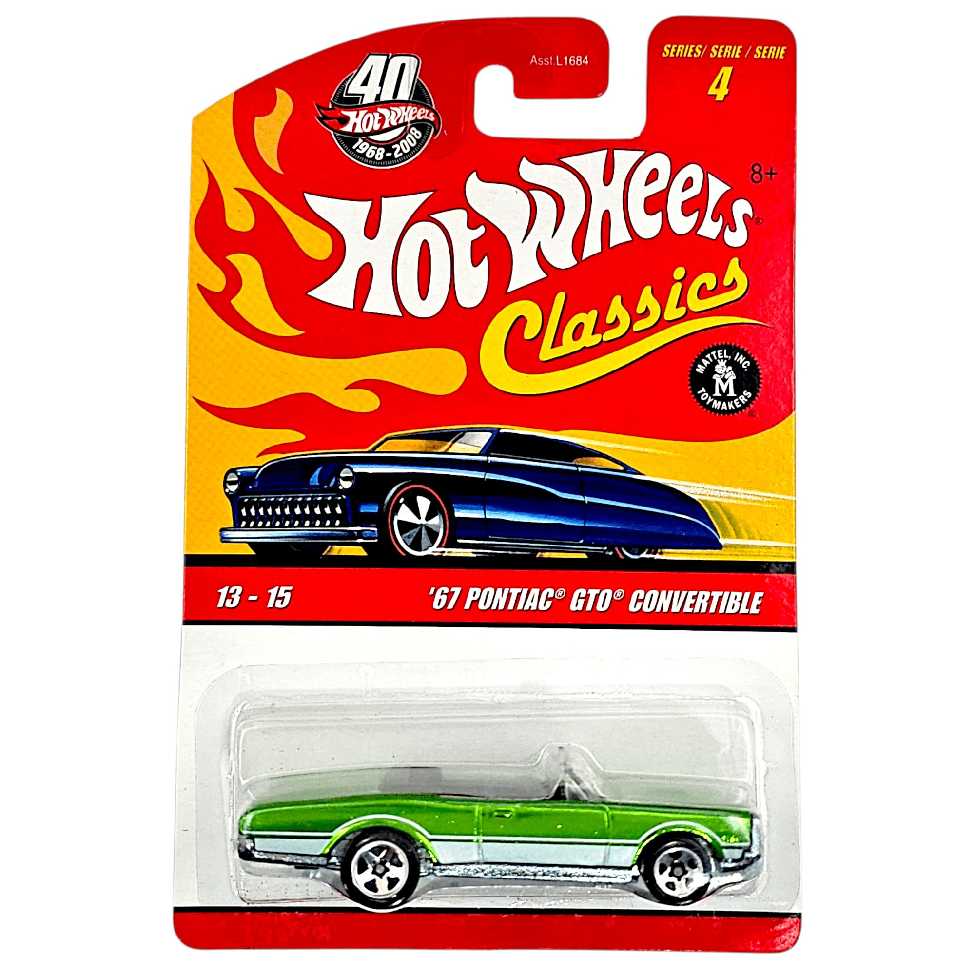 Hot Wheels - '67 Pontiac GTO Convertible - 2008 Classics Series 4