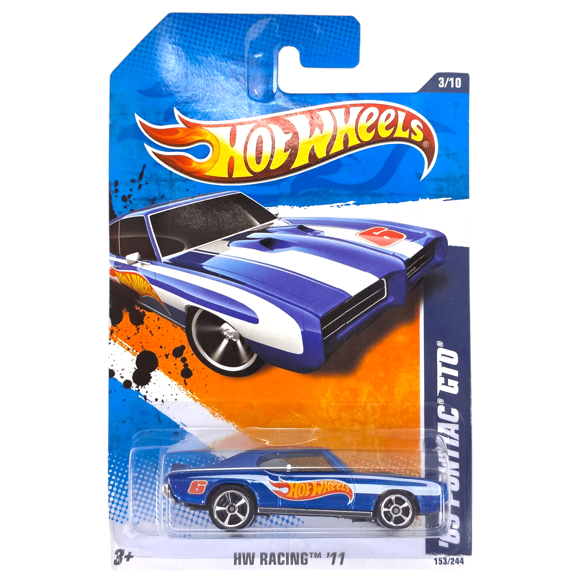 Hot Wheels - '69 Pontiac GTO - 2011 – Top Collectibles