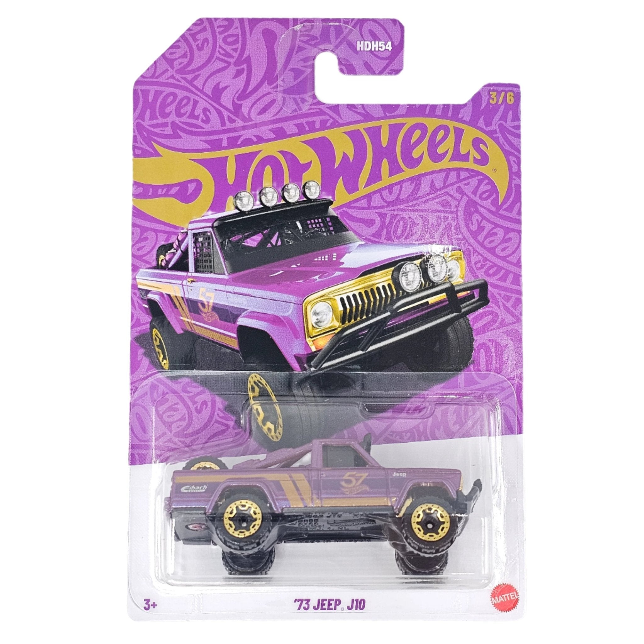 Hot Wheels - '73 Jeep J10 - 2025 Pearl & Chrome Series (Mix A