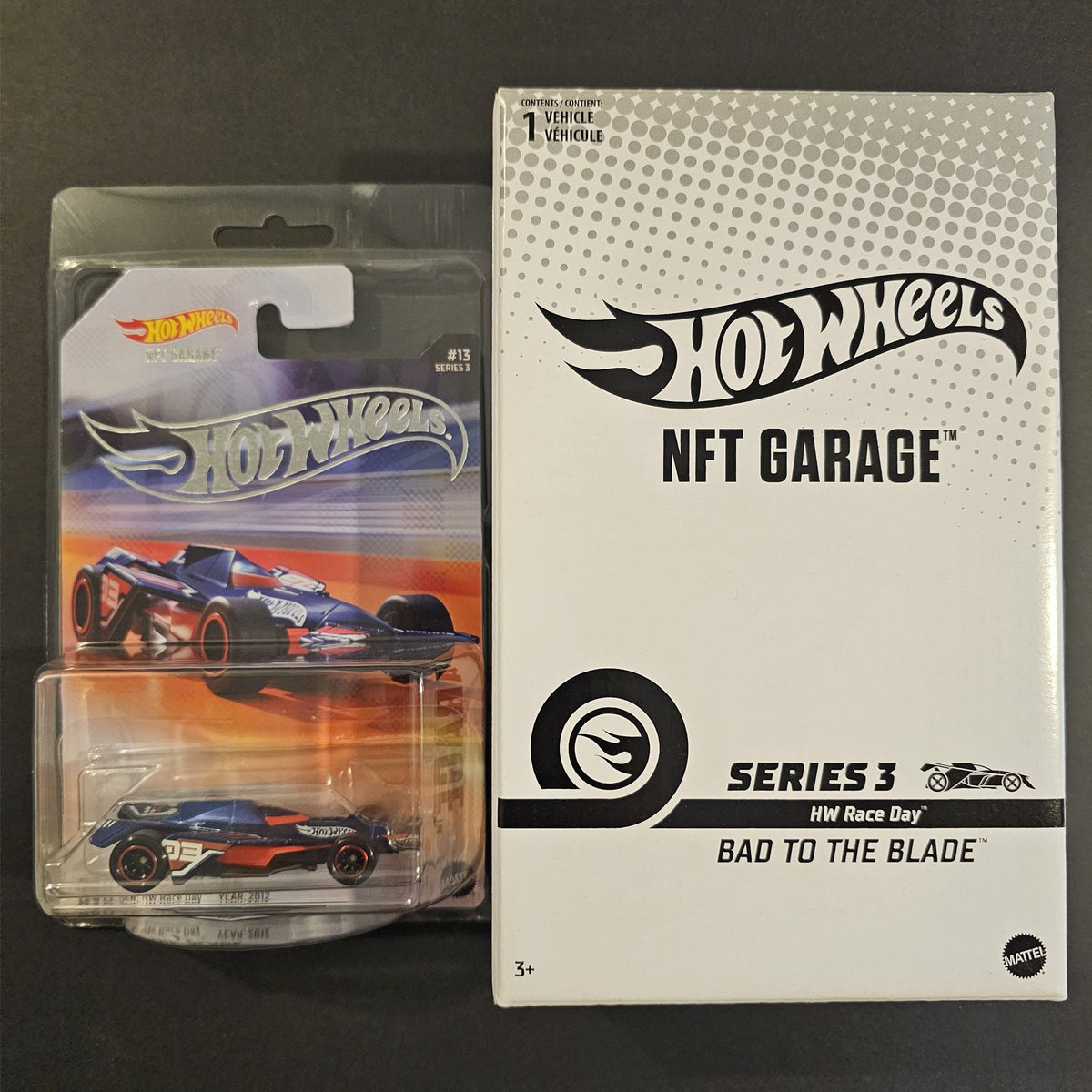 ホットウィール NFTガレージ BAD TO THE BLADE Hot Wheels - Bad To The Blade - 2023 NFT Garage Series 3