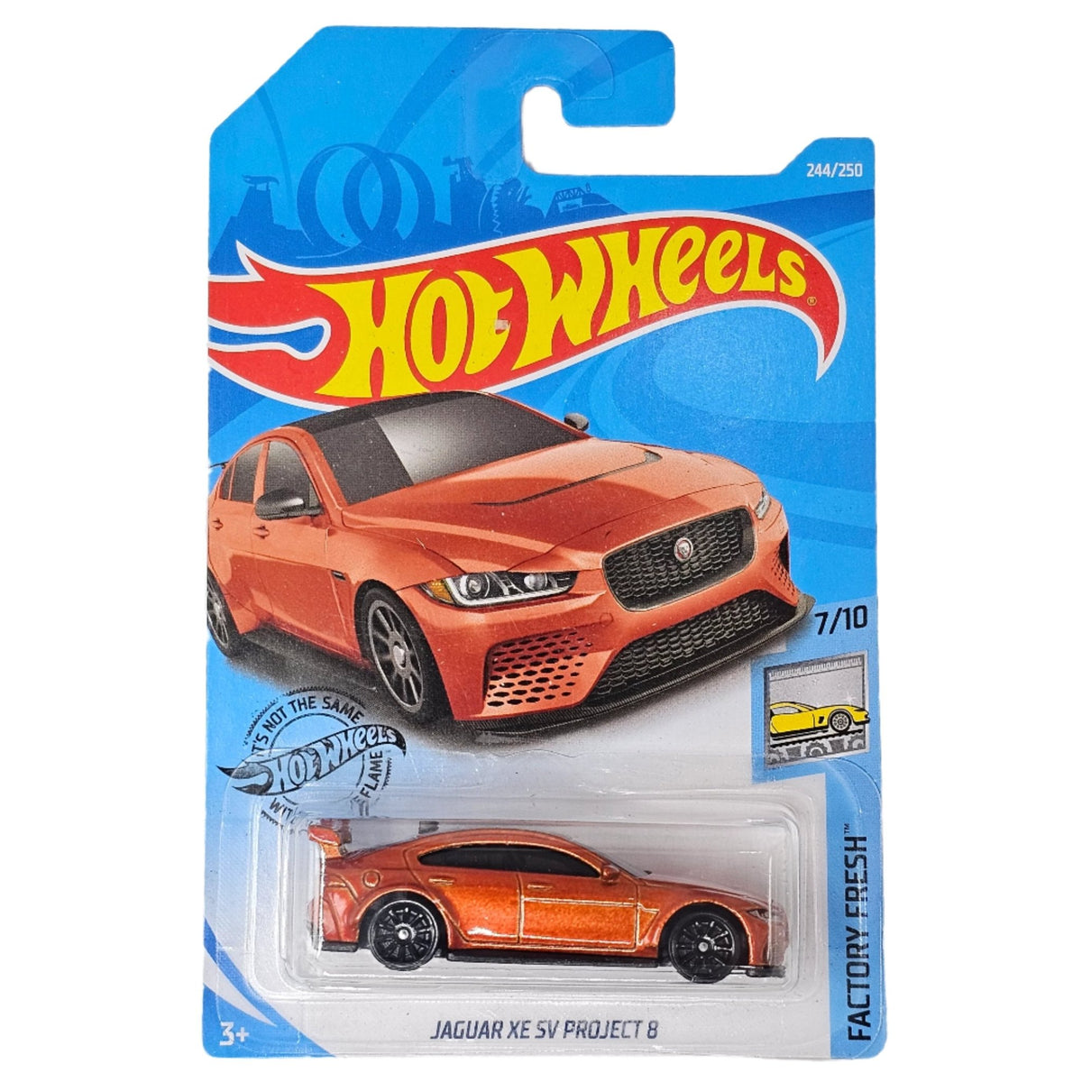 Hot Wheels Jaguar XE SV Project 8 Bleu 2019 #244 - Exclusivité GameStop (Sortie De Boîte)
