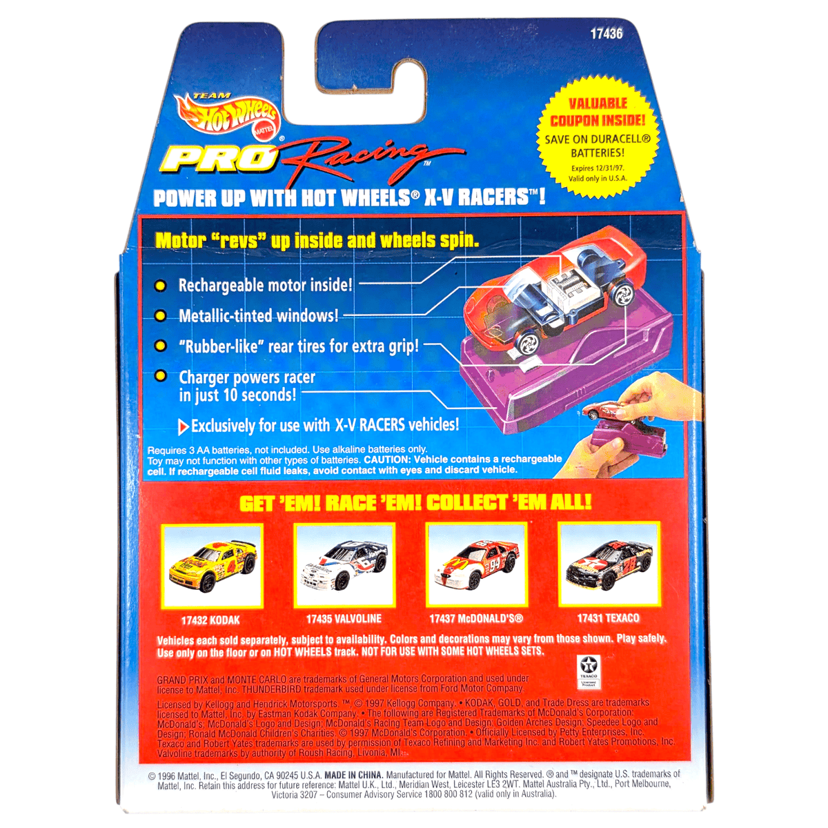 Hot Wheels Kyle Petty Pontiac Grand Prix Stock Car 1997 Pro Racing