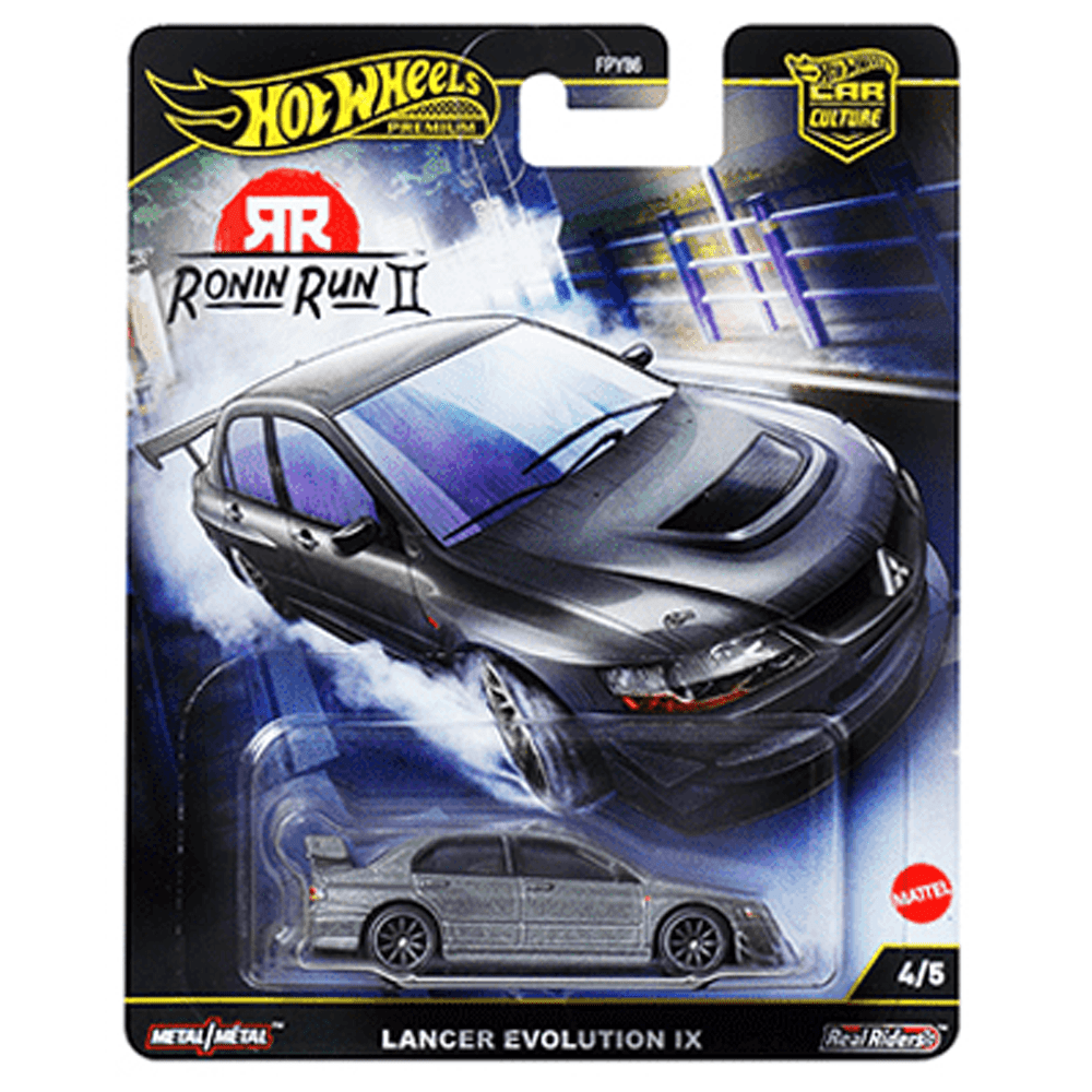 ホットウィール　ローニンランⅡ　ランサーエボリューションⅨ ×20台 Hot Wheels - Lancer Evolution IX - 2025 Ronin Run II Series – Top