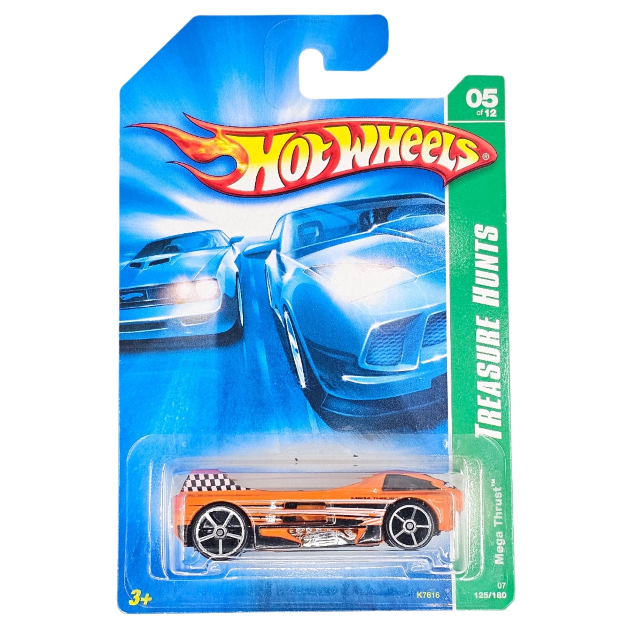 Hot Wheels - Mega Thrust - 2007 *Treasure Hunt* – Top Collectibles