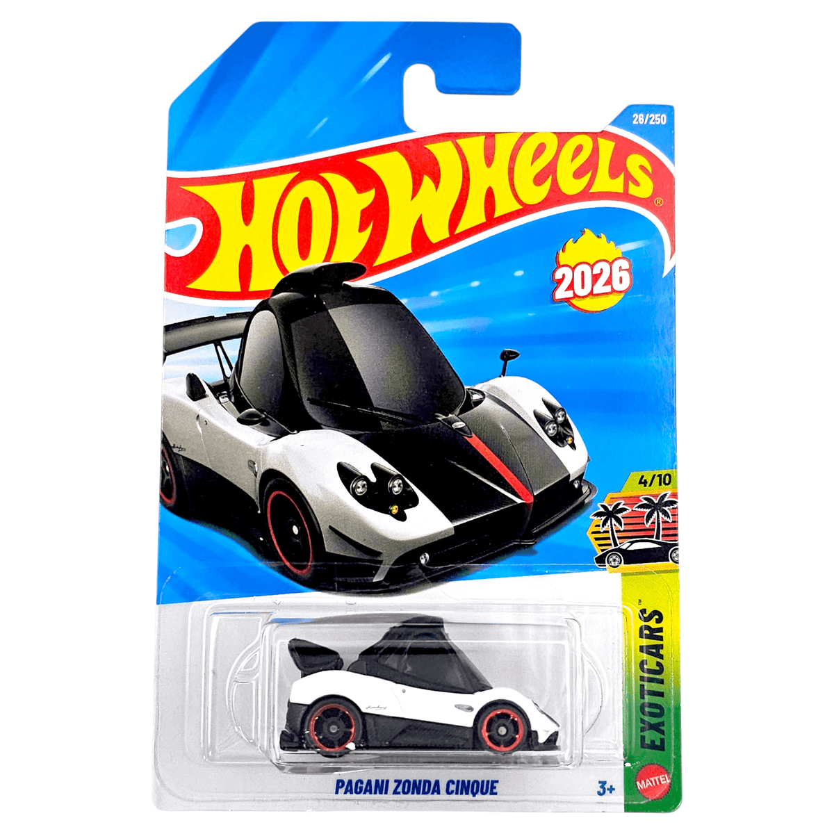 お取り置き　ホットウィール　Pagani Zonda Cinque　USカード hot-wheels-pagani-zonda-cinque