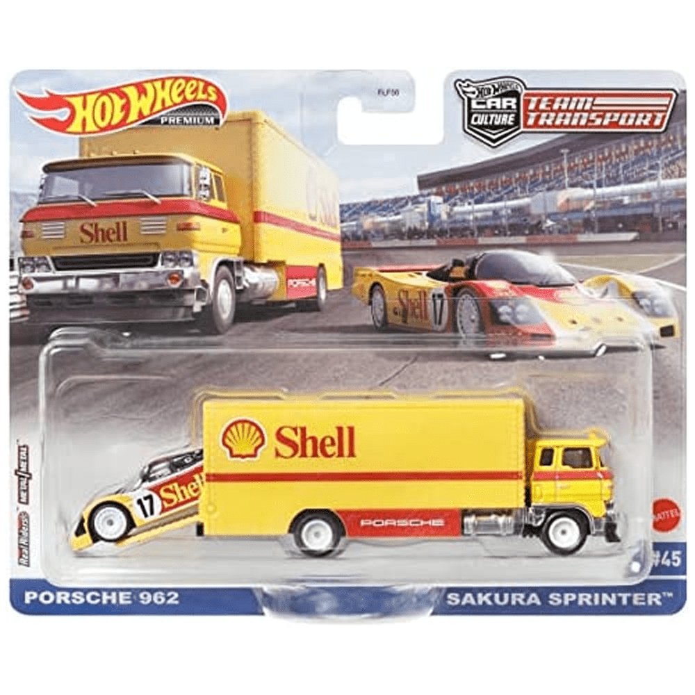 Hot Wheels - Porsche 962 & Sakura Sprinter - 2022 Team Transport