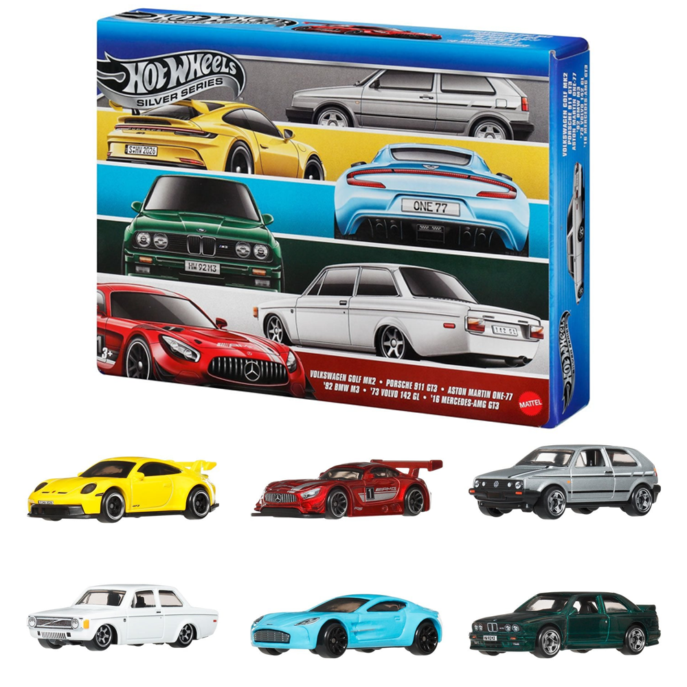 Hot Wheels - Silver Series Euro Vehicle Multipack - 2026 – Top