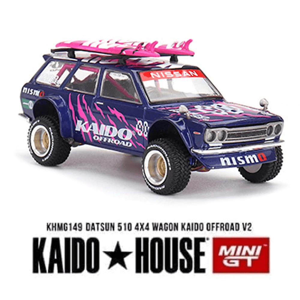 Kaido House x Mini GT - Datsun 510 4×4 Wagon Kaido Offroad V2