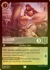 Lorcana - Aladdin (Brave Rescuer) - 171/204 - Uncommon (Foil) - Ursula   Top Collectibles