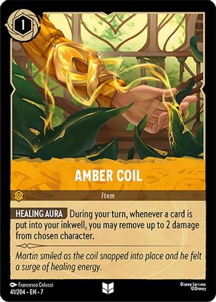 Lorcana - Amber Coil - 41/204 - Uncommon