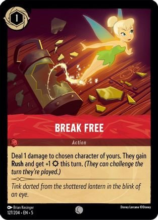 Lorcana - Break Free - 127/204 - Common - Shimmering Skies  Top  Collectibles