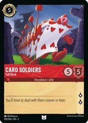 Lorcana - Card Soldiers (Full Deck) - 105/204 - Uncommon - Rise of the Top Collectibles Lorcana - Card Soldiers (Full Deck) - 105/204 - Uncommon - Rise of the Top Collectibles