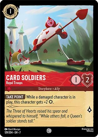Lorcana - Card Soldiers (Royal Troops) - 129/204 - Common