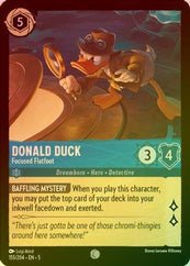 Lorcana - Donald Duck (Focused Flatfoot) - 155/204 - Common (Foil)