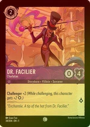 Lorcana - Dr. Facilier (Charlatan) - 38/204 - Common (Foil)