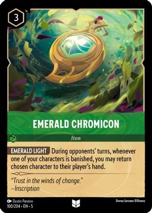 shimmering skies lorcana best cards Lorcana - Emerald Chromicon - 100/204 - Uncommon