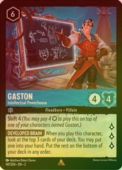 gaston lorcana card Lorcana - Gaston (Intellectual Powerhouse) - 147/204 - Rare (Foil)
