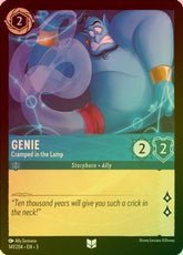 Disney Lorcana Trading Card Game Into the Inklands Uncommon Foil Genie