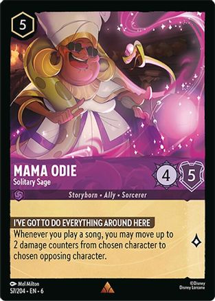 Lorcana - Mama Odie (Solitary Sage) - 57/204 - Rare