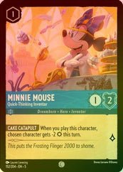 minnie mouse lorcana card Lorcana - Minnie Mouse (Quick-Thinking Inventor) - 152/204