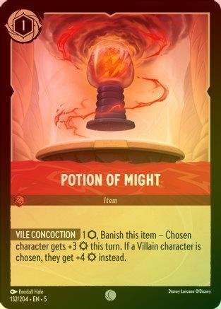 Lorcana - Potion of Might - 132/204 - Common (Foil)