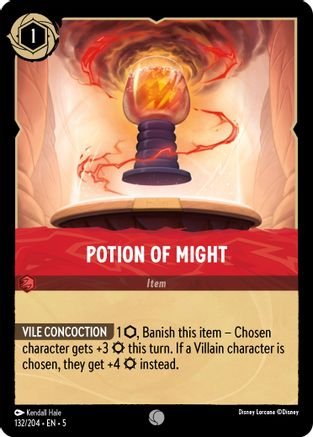 Lorcana - Potion of Might - 132/204 - Common