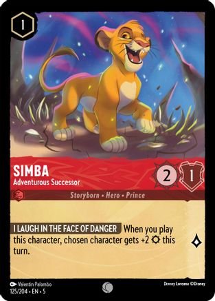 Lorcana - Simba (Adventurous Successor) - 125/204 - Common