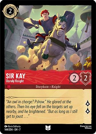 Lorcana - Sir Kay (Unruly Knight) - 144/204 - Uncommon