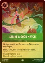 Lorcana - Strike a Good Match - 96/204 - Common (Foil) - Into the Inkl Top Collectibles Lorcana - Strike a Good Match - 96/204 - Common (Foil) - Into the Inkl Top Collectibles