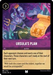 lorcana ursula's return top cards Lorcana - Ursula's Plan - 63/204 - Uncommon