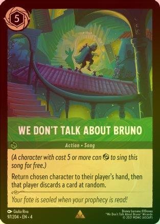 Lorcana - We Don't Talk About Bruno - 97/204 - Rare (Foil) - Ursula's Top Collectibles Lorcana - We Don't Talk About Bruno - 97/204 - Rare (Foil) - Ursula's Top Collectibles