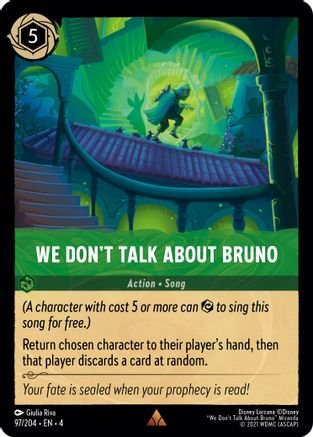 Lorcana - We Don't Talk About Bruno - 97/204 - Rare - Ursula's Return Top Collectibles Lorcana - We Don't Talk About Bruno - 97/204 - Rare - Ursula's Return Top Collectibles