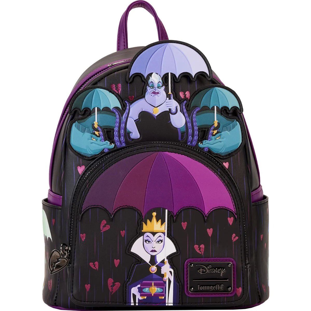 Loungefly high quality Disney Villians Dark Mini Backpack Maleficient Ursula