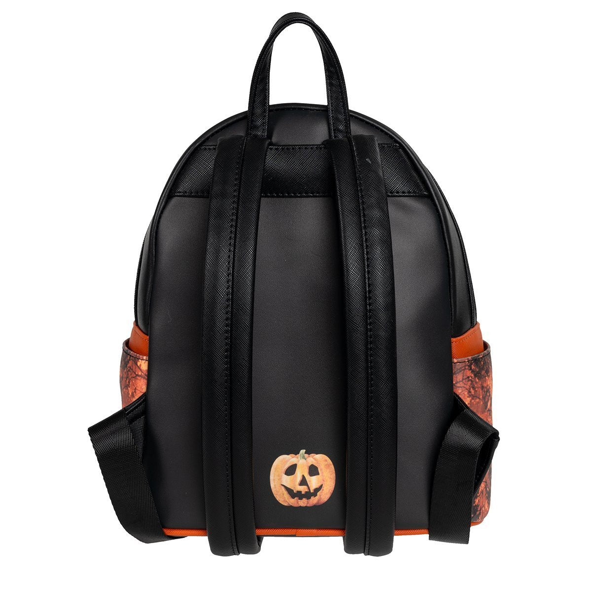 Loungefly Black and Orange Halloween Backpack Loungefly Trick or Treat Halloween Glows in the Dark Mini  main image 2