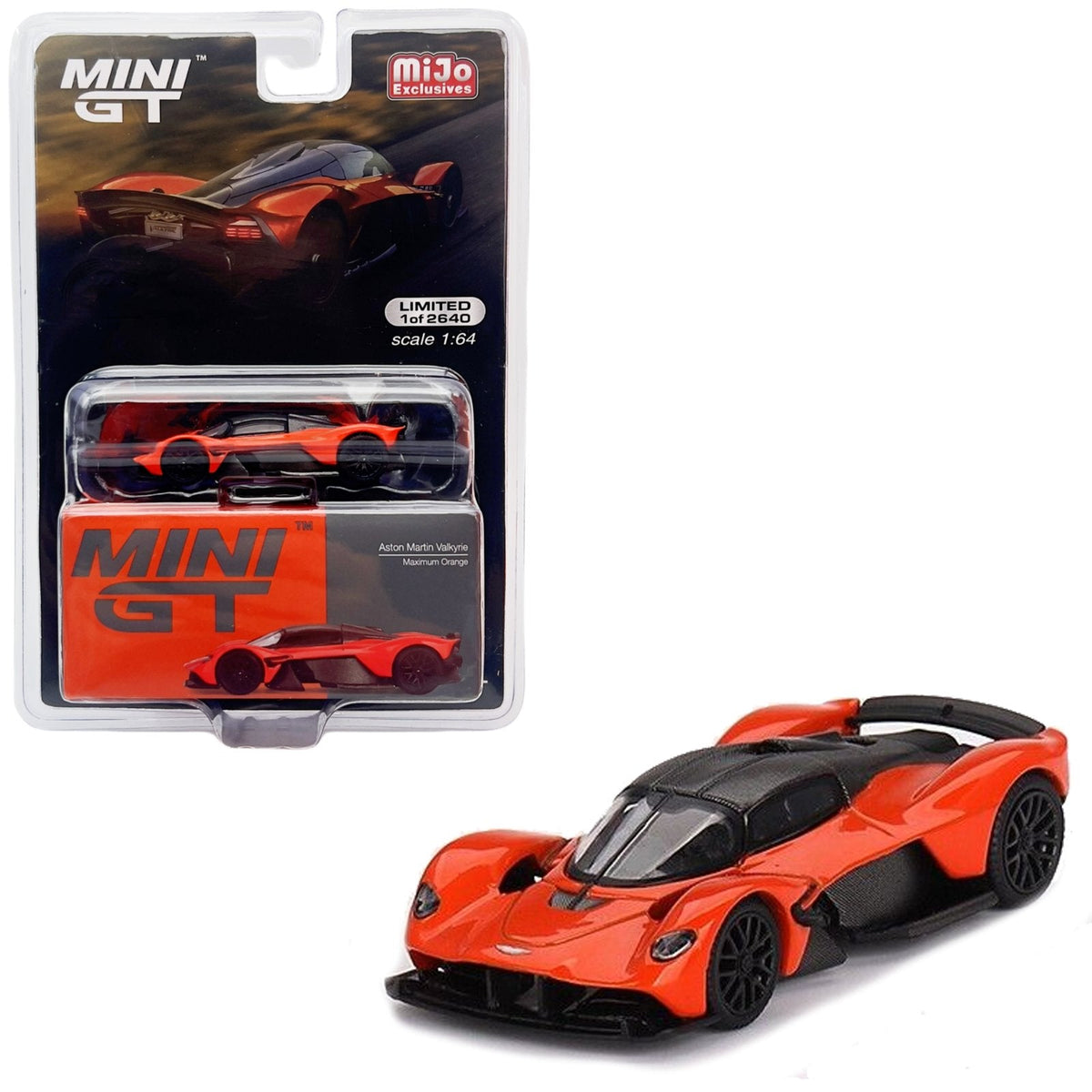 Mini GT Aston Martin Valkyrie – Maximum Orange – Top Collectibles