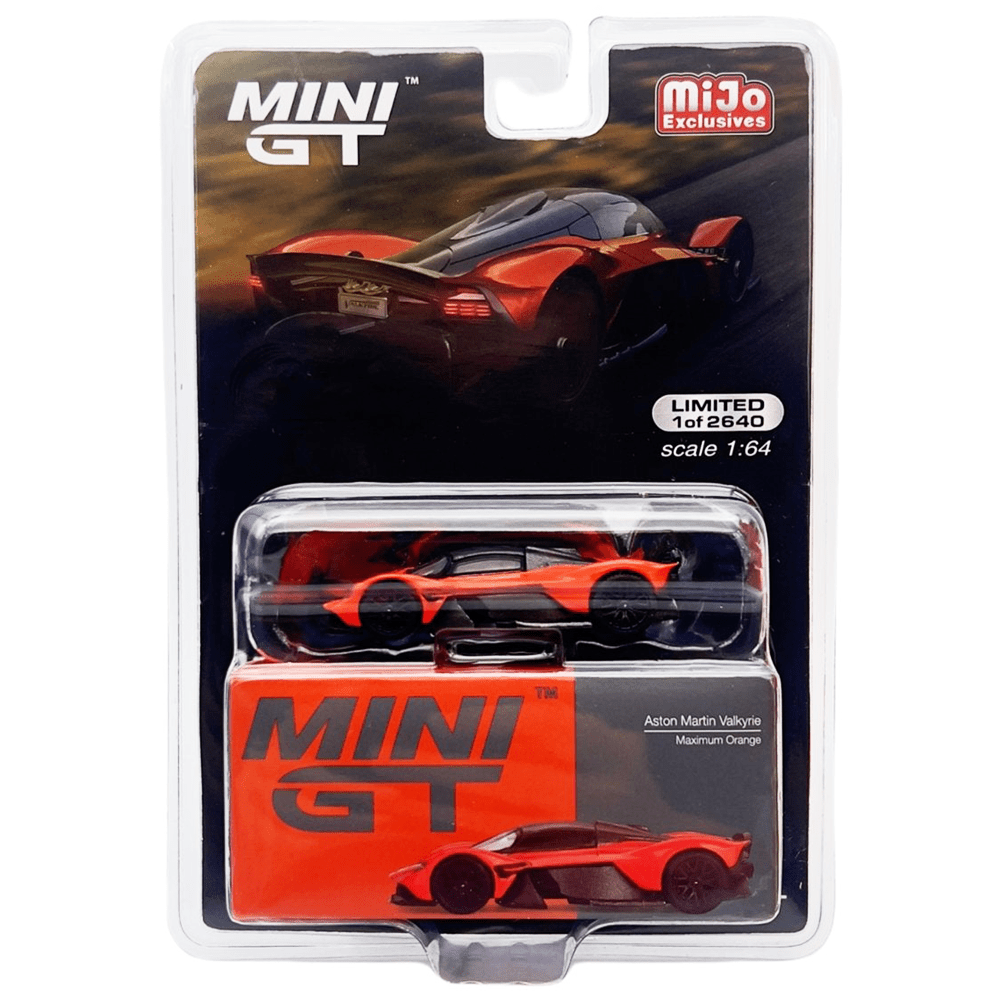 Mini GT - Aston Martin Valkyrie – Maximum Orange – Top Collectibles