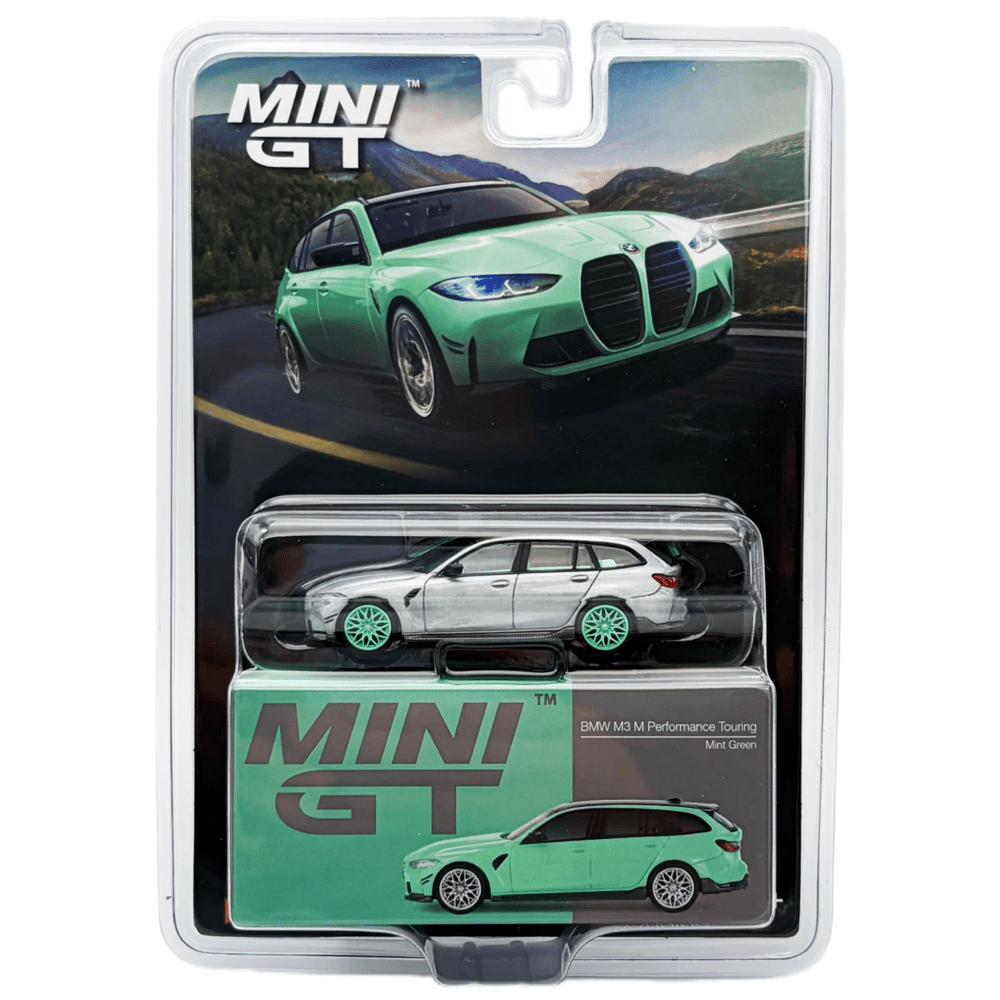 Mini GT - BMW M3 M Performance Touring – Mint Green *Chase* – Top