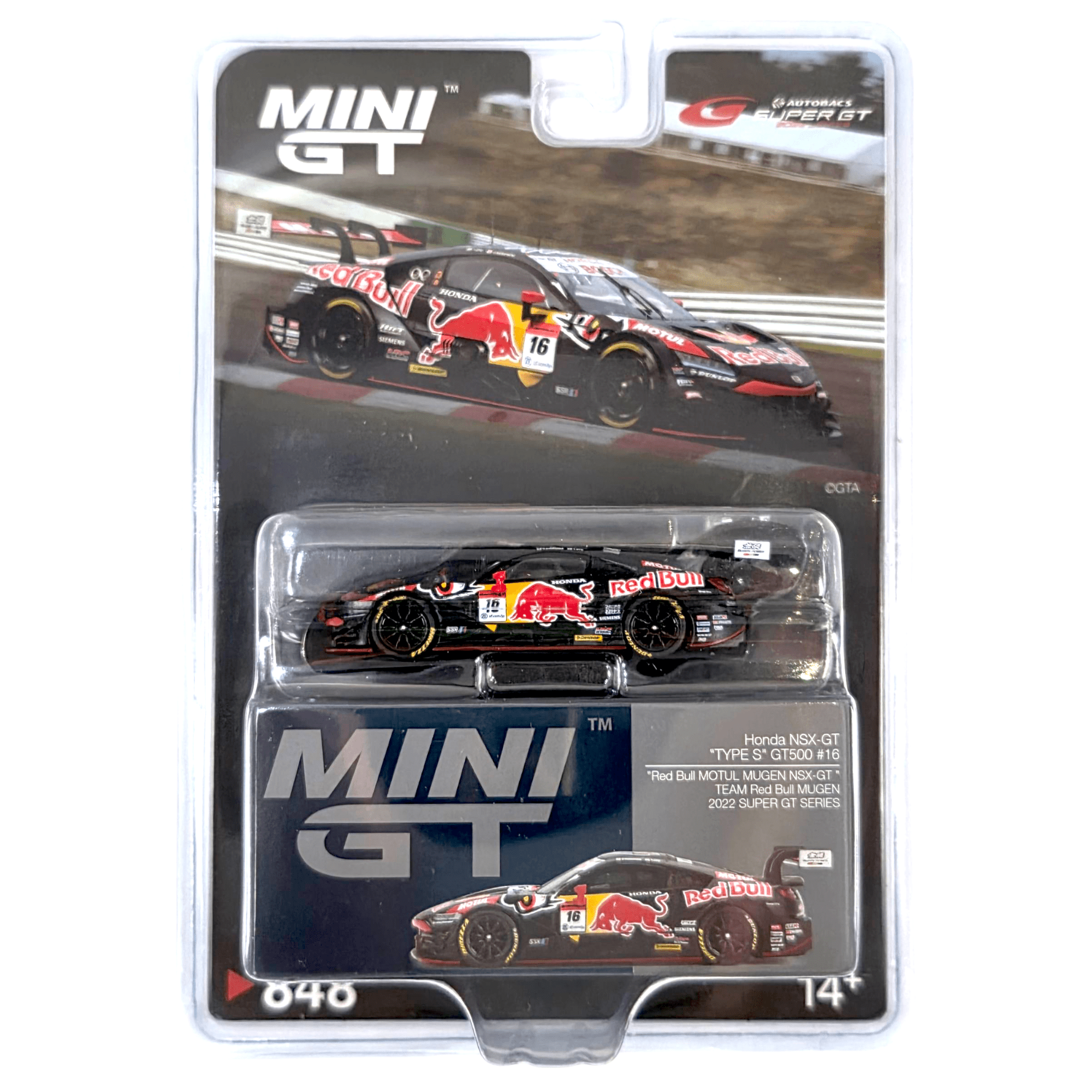 Mini GT - Honda NSX-GT “Type S” GT500 #16 “Red Bull MOTUL MUGEN