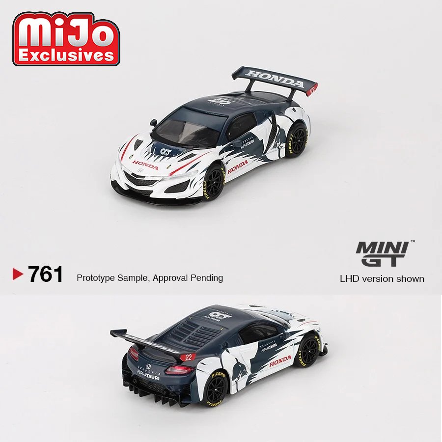 Mini GT - Honda NSX GT3 EVO - AlphaTauri Yuki Tsunoda – Top