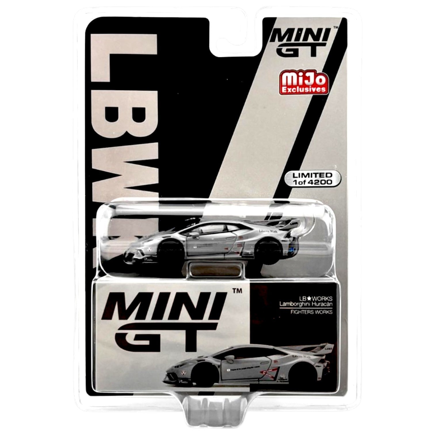 ミニカー MINI GT LB WORKS Lamborghini Huracan Mini GT - LB☆WORKS Lamborghini Huracán GT - FIGHTERS WORKS – Top