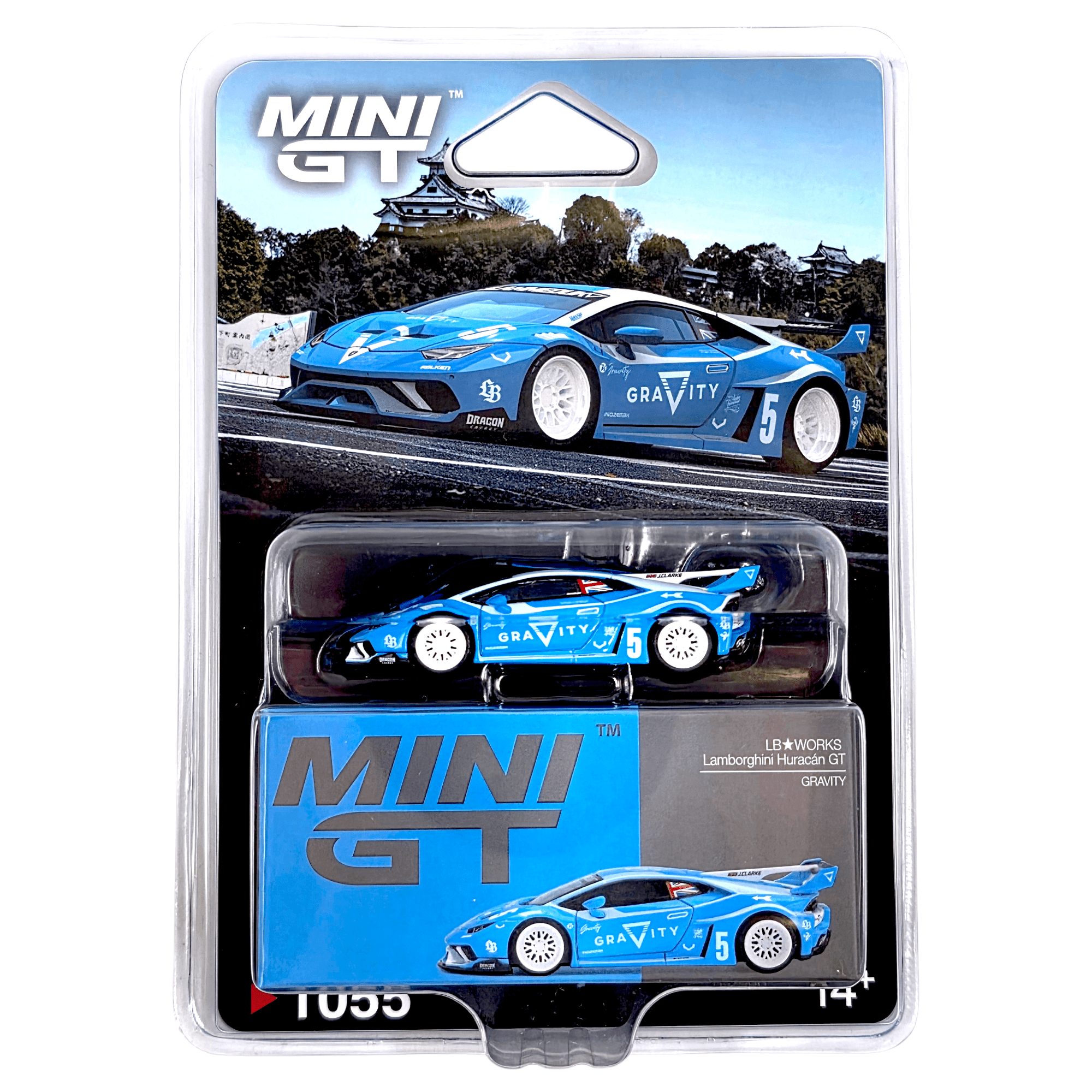 Mini GT - LB☆WORKS Lamborghini Huracán GT GRAVITY – Blue – Top Mini GT - LB☆WORKS Lamborghini Huracán GT GRAVITY – Blue – Top