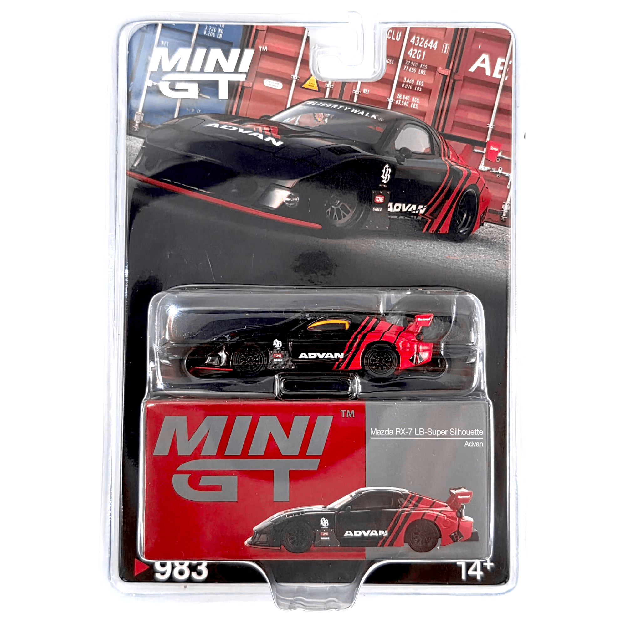 Mini GT - Mazda RX-7 LB-Super Silhouette Advan – Top