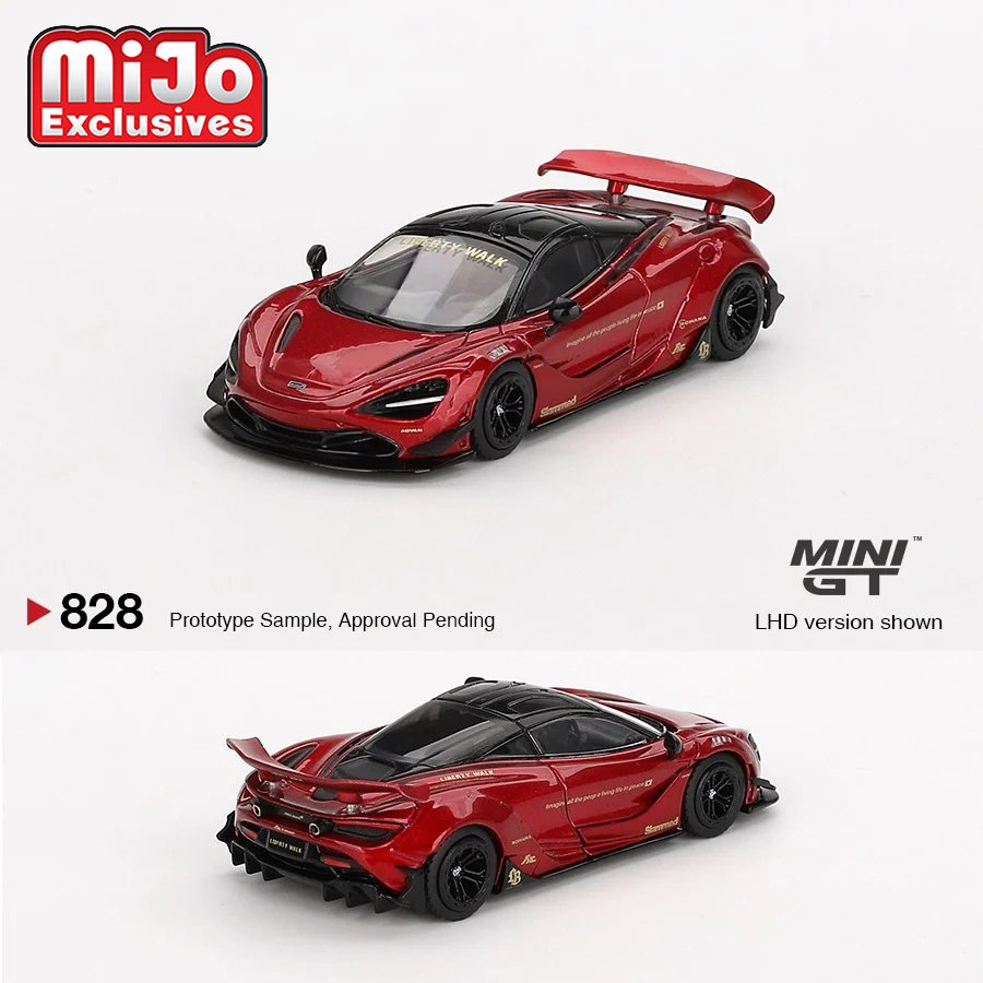 Mini GT - McLaren 720S LB☆Works – Gem Red – Top Collectibles