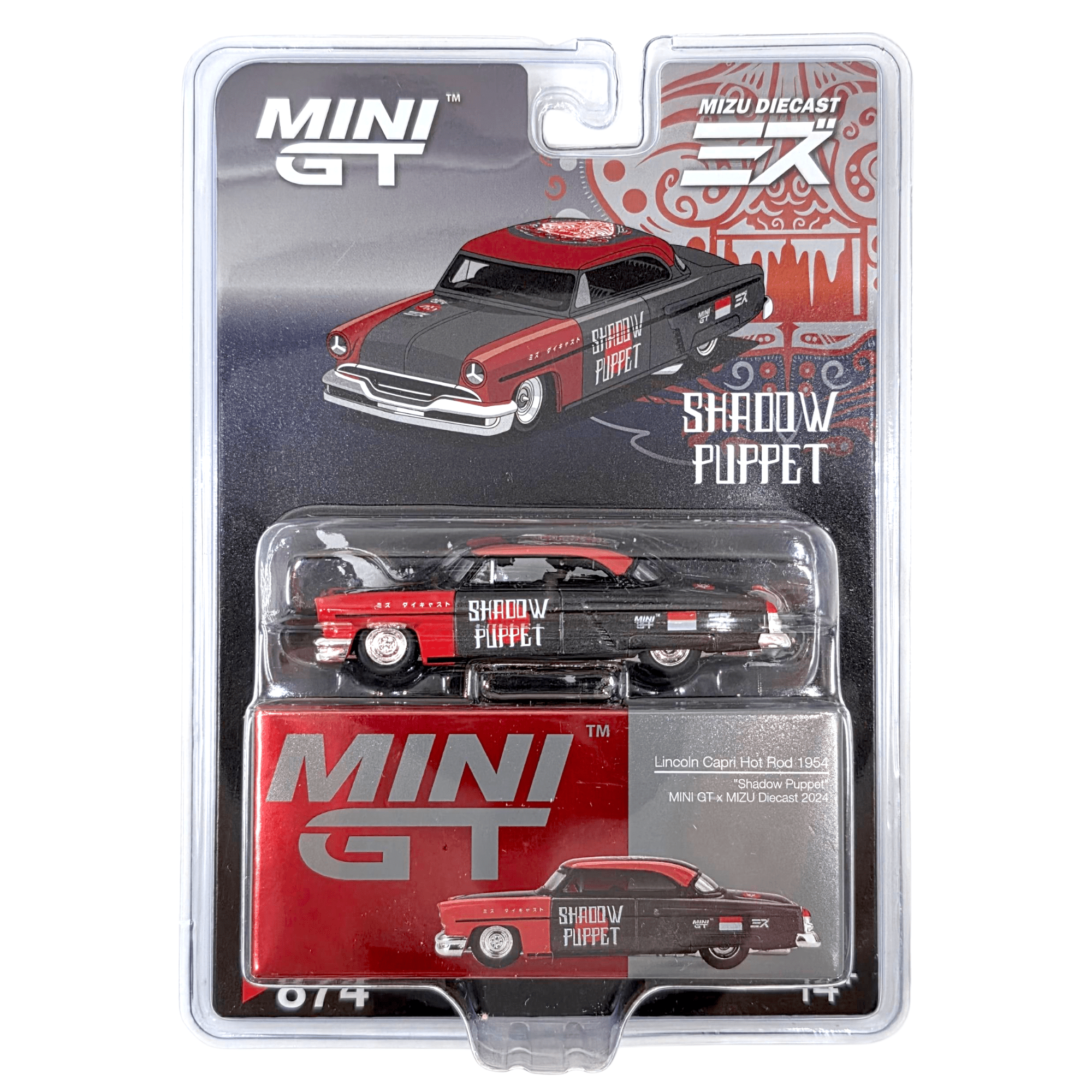 Mini GT - Mini GT x Mizu Diecast 1:64 Lincoln Capri Hot Rod 1954