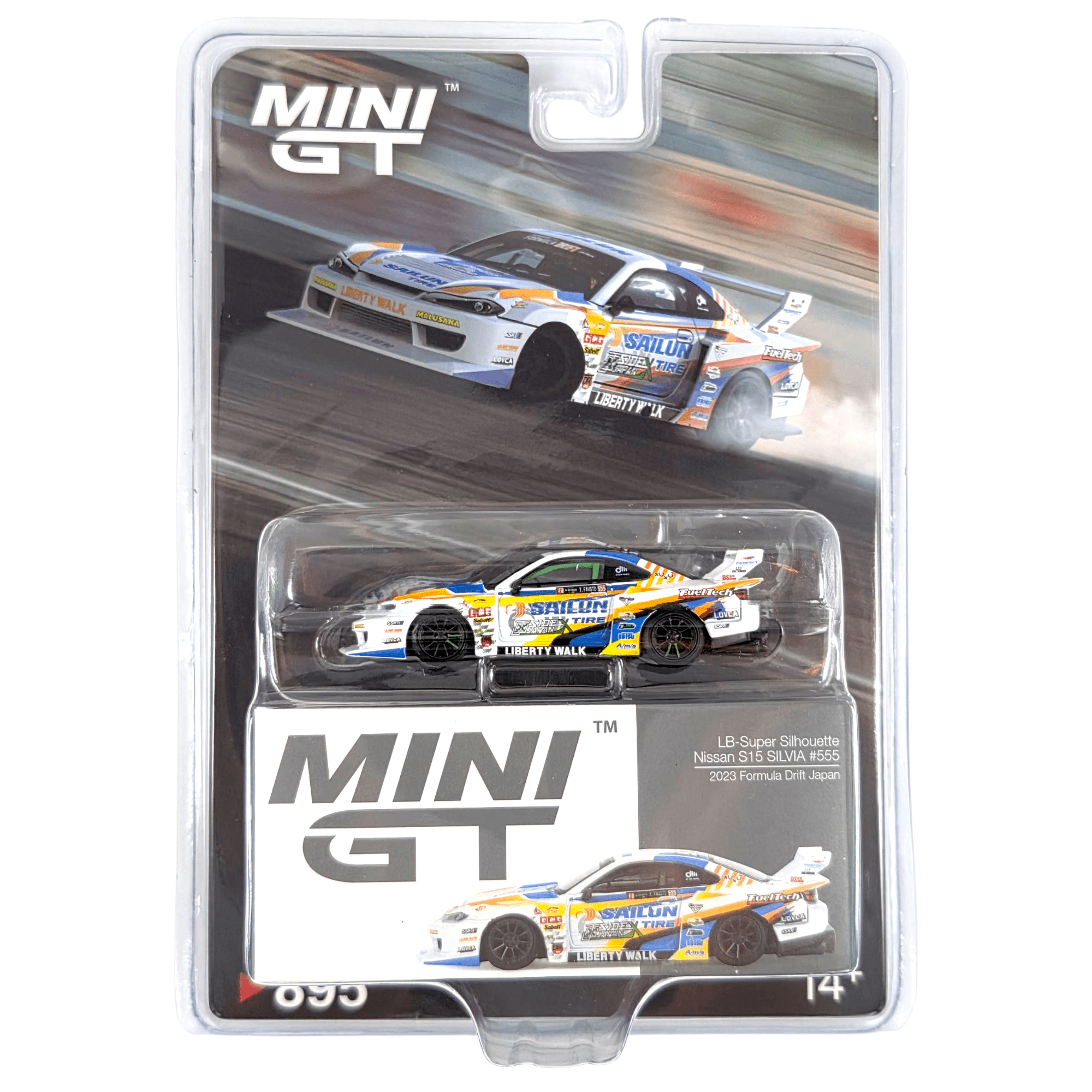 Mini GT - Nissan LB-Super Silhouette S15 SILVIA #555 2023 Formula Mini GT - Nissan LB-Super Silhouette S15 SILVIA #555 2023 Formula
