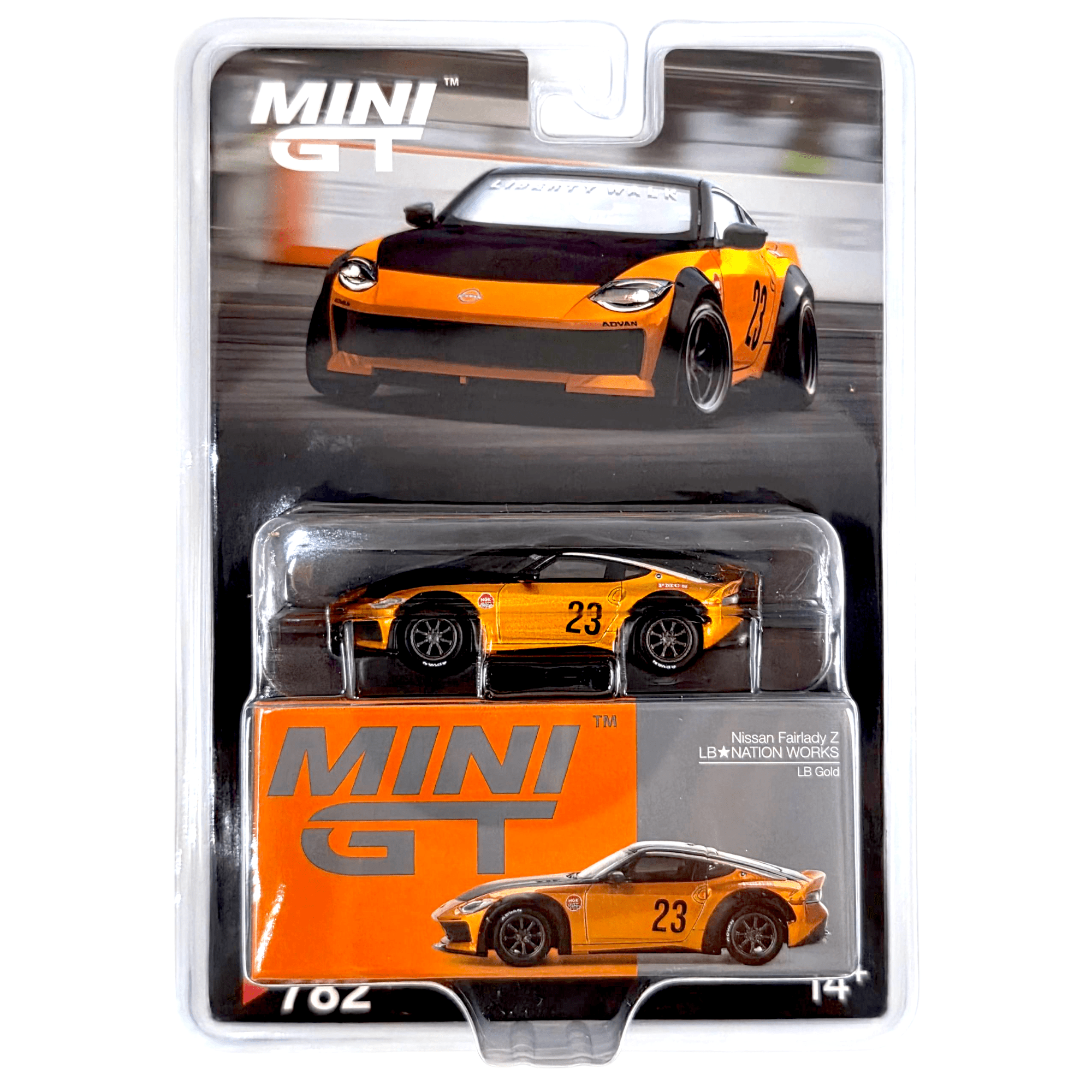 Mini GT - Nissan Z LB-NATION WORKS – LB Gold – Top Collectibles